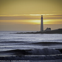 Buy canvas prints of Majestic Sunrise at Scurdie Ness Lighthouse by DAVID FRANCIS