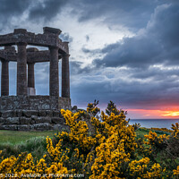 Buy canvas prints of Iconic Stonehaven War Memorial Sunrise by DAVID FRANCIS