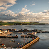 Buy canvas prints of Majestic Stonehaven Bay by DAVID FRANCIS