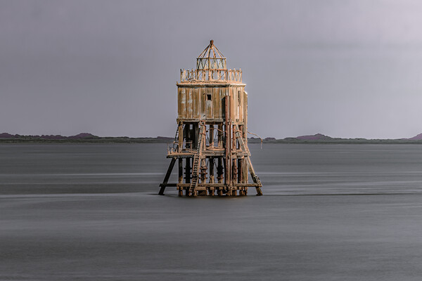 A Wooded Beacon on Scotlands Firth Picture Board by DAVID FRANCIS