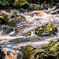 Buy canvas prints of Majestic Falls of Feugh by DAVID FRANCIS