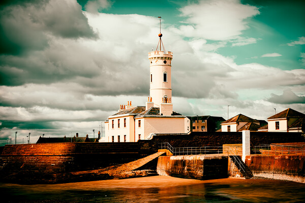 The Spectacular Signal Tower in Arbroath Scotland Picture Board by DAVID FRANCIS