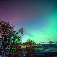 Buy canvas prints of Brilliant Aurora over Laurencekirk Scotland  by DAVID FRANCIS