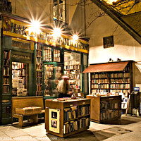 Buy canvas prints of Shakespeare and Company Bookshop Paris France by Rose Sicily