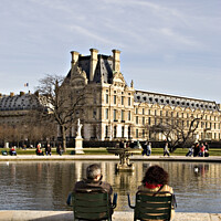 Buy canvas prints of Jardin des Tuileries by Rose Sicily