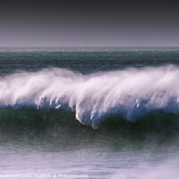 Buy canvas prints of Wild wave action at Fistral Bay in Newquay, Cornwa by Gordon Scammell