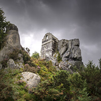 Buy canvas prints of The mysterious atmospheric 15th century Roche Rock by Gordon Scammell