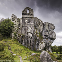 Buy canvas prints of The mysterious 15th Century Roche Rock Hermitage i by Gordon Scammell