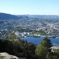Buy canvas prints of Beautiful Bergen by Chris Morgat