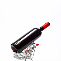 Buy canvas prints of Shopping for Wine by Drew Gardner