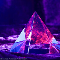 Buy canvas prints of Laser Pyramid by Drew Gardner