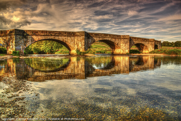 Burnsall Bridge Picture Board by Drew Gardner