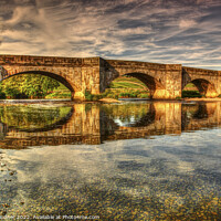 Buy canvas prints of Burnsall Bridge by Drew Gardner