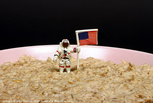 Breakfast on the Moon Picture Board by Drew Gardner