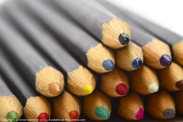 Wood Pencils Picture Board by Drew Gardner