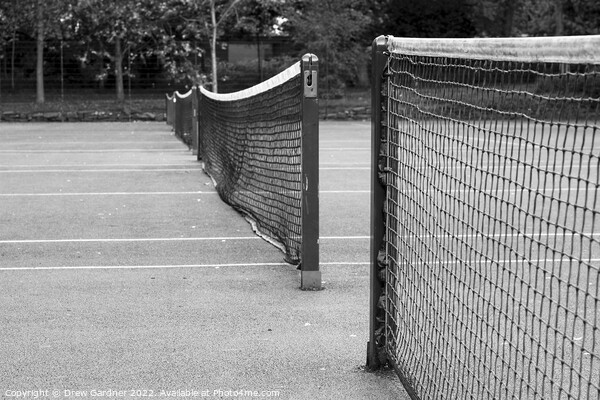 Tennis Courts  Picture Board by Drew Gardner