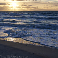 Buy canvas prints of Sunset over the Baltic Sea (Darß, Germany) by Andreas Himmler