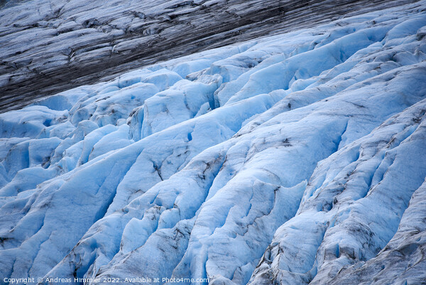 Deep furrows of Exit Glacier (Alaska) Picture Board by Andreas Himmler