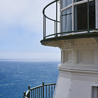 Buy canvas prints of Point Reyes Lighthouse - Windows and Observation Deck by Andreas Himmler