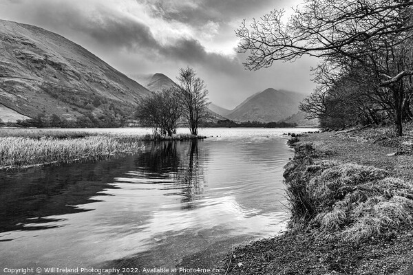 Lake District - Brothers Water - Mono Picture Board by Will Ireland Photography