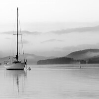 Buy canvas prints of Lake District – Windermere Morning with Yacht  by Will Ireland Photography