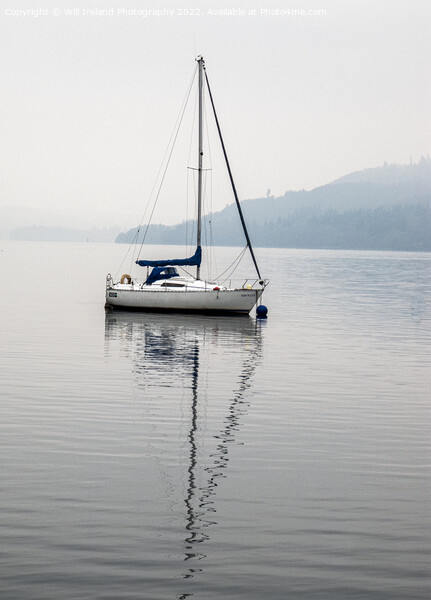 Lake District – Windermere  Yacht  Picture Board by Will Ireland Photography