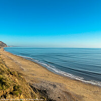 Buy canvas prints of The Sand and Sea at Charmouth Beach by nic 744