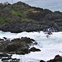 Buy canvas prints of Pyramid Rock Lighthouse Beach Port Macquarie by Trudee Ball
