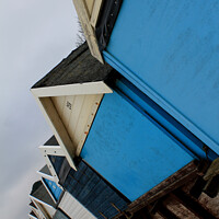 Buy canvas prints of Vibrant Beachside Chalets, Bournemouth by Carnegie 42