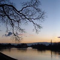 Buy canvas prints of Kingston Upon Thames: An Idyllic River Scene by Carnegie 42
