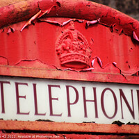 Buy canvas prints of Rustic, Classic British Telephone Box by Carnegie 42