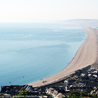 Buy canvas prints of Portland’s Iconic Chesil Beach by Carnegie 42
