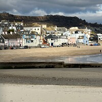 Buy canvas prints of Enchanting Lyme Regis Seascape by Carnegie 42