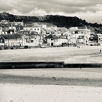 Buy canvas prints of Lyme Regis: A Serene Coastal Perspective by Carnegie 42