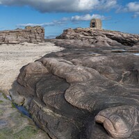 Buy canvas prints of The powder house Seahouses Northumberland. by Craig Yates