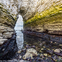 Buy canvas prints of Selwicks Bay Rock Arch. Flamborough Head. by Craig Yates