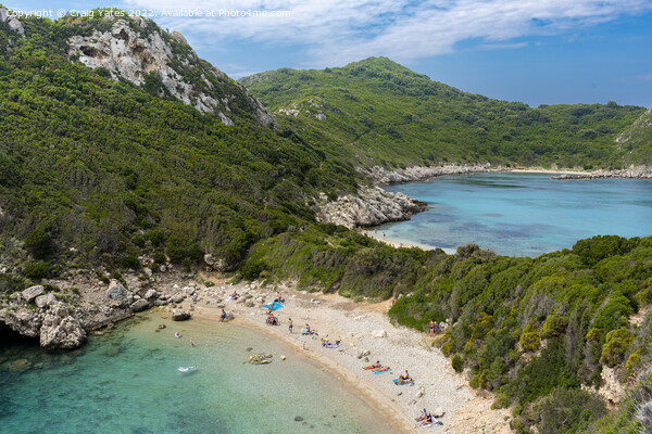 Porto Timoni Beach Corfu Greece Picture Board by Craig Yates