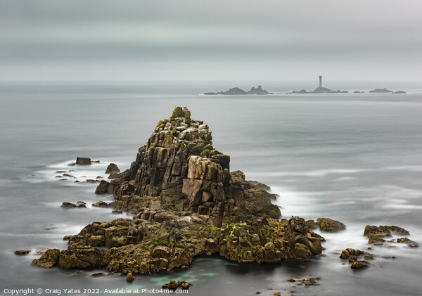 Armed Knight rock sea stack Picture Board by Craig Yates