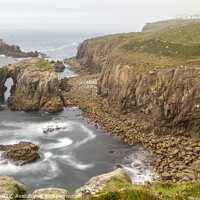 Buy canvas prints of Lands End Cornwall by Craig Yates