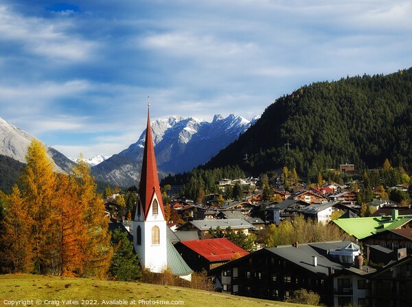 Seefeld in Tirol, Austria. Picture Board by Craig Yates