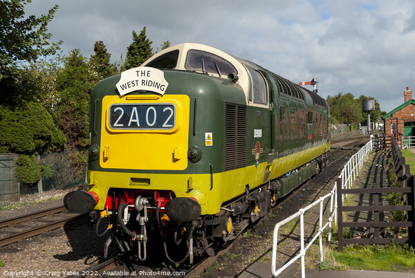 Class 55 Deltic D9009 Alycidon  Picture Board by Craig Yates