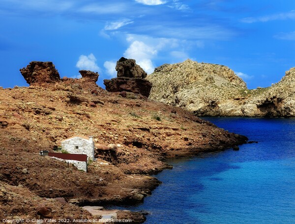 Cala Morell Menorca Balearic Islands Picture Board by Craig Yates