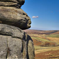 Buy canvas prints of Gritstone Face Surprise View Peak District by Craig Yates