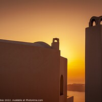 Buy canvas prints of Santorini Sunset  by Craig Yates
