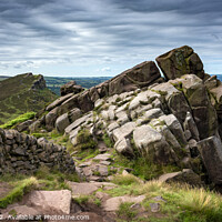Buy canvas prints of The Roaches Staffordshire Peak District by Craig Yates