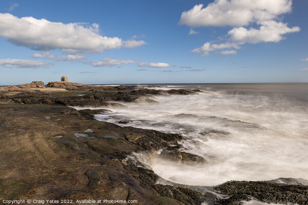  Seahouses Seascape Northumberland. Picture Board by Craig Yates