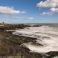 Buy canvas prints of  Seahouses Seascape Northumberland. by Craig Yates