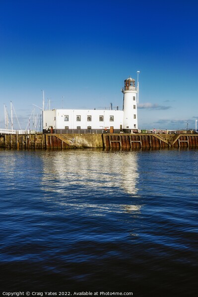 Scarborough Lighthouse Picture Board by Craig Yates