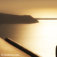 Buy canvas prints of Santorini Rooftop Sunset. by Craig Yates