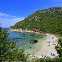 Buy canvas prints of Porto Timoni Beach Corfu Greece by Craig Yates